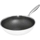 Hensslers HSN Wok Edelstahl 28 cm