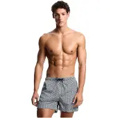 Emporio Armani Herren-Badeanzug mit gemischtem Muster (GA)