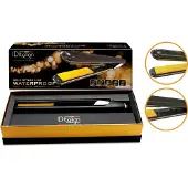 Italian Design Professionelles Glätteisen Gold Styler Waterproof - für trockenes Haar