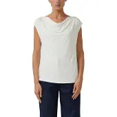 s.Oliver T-shirts Offwhite Größe: 36 | Blusen Outlet | Damen | Weiß