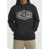 O'Neill Front Print Hoodie Black Out Größe: S | Kaputzenpullis Outlet | Herren | Schwarz
