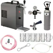 Ich-zapfe Zapfanlage JET 30 Bierkoffer Komplett-Set mit Durchlaufkühler und NC Adapter