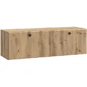 vidaXL Wandmontierter TV-Schrank 98 x 31 x 30 cm Artisan-Eiche