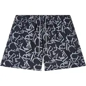 Emporio Armani für Herren. EM000583_AF20440 Allover Badeanzug schwarz (M), Strandbekleidung, Polyester