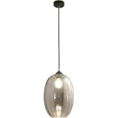 FABAS LUCE Infinity Pendelleuchte aus rauchfarbenem, mundgeblasenem Glas und Metall, E27-Fassung, elegantes und modernes Design, ideal für die Innenbeleuchtung