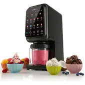 Seeger MultiCream 10-in-1 Eismaschine inkl. 3 EasyCups, BPA-frei, Schwarz