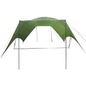 vidaXL Camping Tarp Wasserfest Grün 550 x 400 x 230 cm