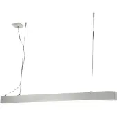 FABAS LUCE Next LED-Pendelleuchte, 58 W, 7020 lm, 3000 K, Metall- und Polycarbonat-Konstruktion, Farbe Weiß, modernes Design und Lichtregulierung