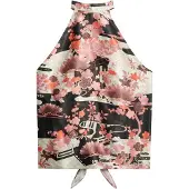 Superdry für Damen. W6012024A Top-Neckholder Jacquard Goshodoki rosa (XS), Lässig, Party, Viskose, Ärmellos / Hosenträger