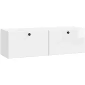 vidaXL Wandmontierter TV-Schrank 98 x 31 x 30 cm Hochglanz Weiß