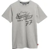 Superdry Leather & Boot Co Script Kurzarm-t-shirt