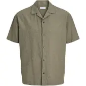 Jack & Jones Summer Linen Blend Resort Kurzarmhemd