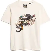 Superdry Tattoo Script Relaxed Kurzarm-t-shirt