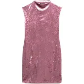 Superdry Velvet Bodycon Kurzes ärmelloses Kleid