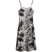 Superdry Print Button Cami ärmelloses Midikleid