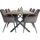 Ebuy24 Essgruppe Tony 4 (7-teilig)