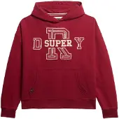 Superdry für Damen. W2012429A Athletic Essentials Sweatshirt rot (S), Lässig, Baumwolle