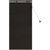 vidaXL Venezianische Jalousie Dunkelbraun 60 x 130 cm 35 mm
