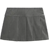 Superdry Pinstripe Pleat Mini Kurzer Rock