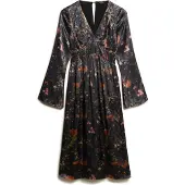 Superdry W8011795a Langarm-midikleid