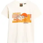 Superdry Outdoor Stripe Fitted Kurzarm-t-shirt