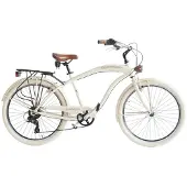 VELOmarche Via Veneto Bici Cruiser „Sun on the Beach“ Herren 26” 6V Beige