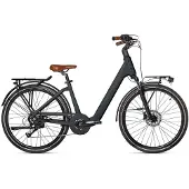 Via Veneto Amata E-Bike Lady 28” 7V Schwarz „Kaffeesatz“ (matt)