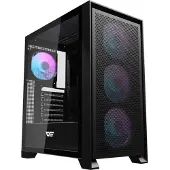 Darkflash Gehäuse ohne Netzteil – DRX70 MESH – Midi-Tower – ATX-Formfaktor – Schwarz