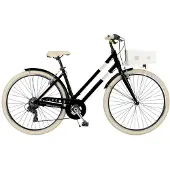 Via Veneto City Bike Milano Lady 28” 6V Schwarz „Kaffee-Staub“ (matt)