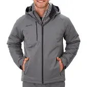 Bauer Heavyweight Jacke Supreme - Yth, Größe:S, Farbe:grau
