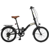 Via Veneto Klapprad Folding Via 20” 6V Schwarz