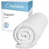 Nivion Dailydream - Memory Foam - Kaltschaum Komfort-Topper - L/XL - ab 100kg - 6cm Höhe / 135x190cm - Druckentlastung