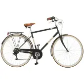 Via Veneto Bici City Fahrrad Malagueta Man 28 Zoll, 6-Gang, Schwarz, Größe 52