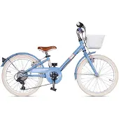 Via Veneto Unisex-Kinderfahrrad Giulietta Lady 20" 6V Größe 27 Blau Mama non Mama