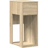 vidaXL Computerschrank mit Schublade Sonoma-Eiche 30x44x74 cm
