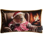 Magma Heimtex Magma Dekokissen Xmas Freinds Capy 30x50 cm - bunt