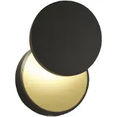 FABAS LUCE Ara LED-Wandleuchte, 8W, 3000K, 715lm, Schwarz, Metall und Methacrylat, Lichtregulierung per Knopfdruck, modernes und minimalistisches Design