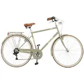 VELOmarche Via Veneto City-Bike Malagueta Man 28” 6V, Borghese-Grün, Größe 52
