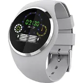 Atlanta Fitness Tracker, grau, mit rundem Farbdisplay