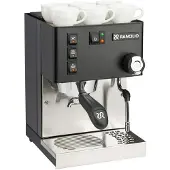 Rancilio Silvia, Espressomaschine, 2 l, Gemahlener Kaffee, 1150 W, Schwarz, Edelstahl