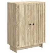 vidaXL Sideboard Sonoma-Eiche 66 x 34,5 x 90 cm Holzwerkstoff