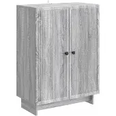 vidaXL Sideboard Sonoma-Grau 66 x 34,5 x 90 cm Holzwerkstoff