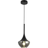FABAS LUCE Apollo Pendelleuchte aus Metall und mundgeblasenem Glas - modernes Design, E27-Fassung, verstellbarer Rahmen 2000 mm, ideal für Innenbeleuchtung