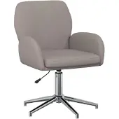 vidaXL Bürostühle 4 Stk. 54 x 58 x 90 cm Taupe Stoff