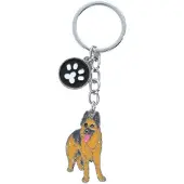 OEM Metallhundeschlüsselanhänger mit Namensschild für Hunde