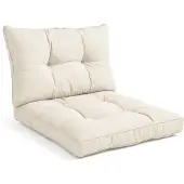 Beautissu Lounge Kissen Set Outdoor Natur XLuna, 40x40cm, 50x40cm