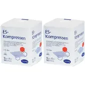 Bios Medical Services Es-Kompressen unsteril 10x10 cm 8fach 2x 2x100 St Kompressen