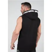 Gorilla wear Milwaukee Zip Hooded Tank Top - Schwarz