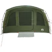 vidaXL Tunnelzelt 427 x 315 x 178 cm Olivgrün Polyester und Stahl