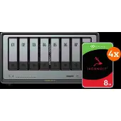 UGREEN NASync DXP8800 Plus + Seagate Ironwolf 4 TB 8er-Pack